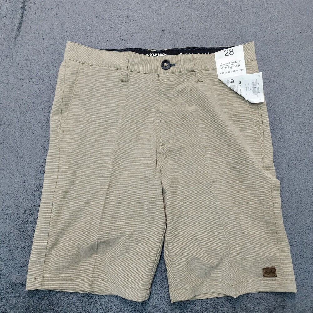 Billabong Recycler Shorts Men's Brown Hybrid Beach Swimwear Surfer Size 28